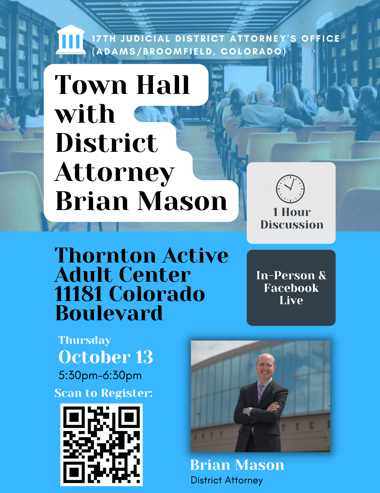 
Town Hall with District Attorney Brian Mason